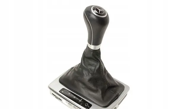 Gear lever shifter trim leather/knob