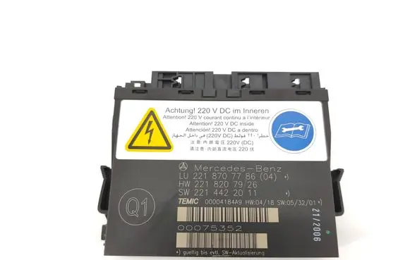 Mercedes-Benz S W221 Seat control module 2218707786 2214422011 2218207926