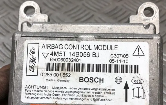 Ford Focus Airbag control unit/module 0285001552 4M5T14B056BJ 650060932401