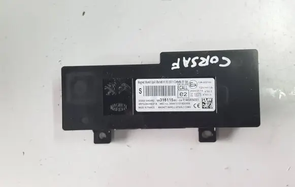 Opel Corsa F Bluetooth control unit module 9831611580