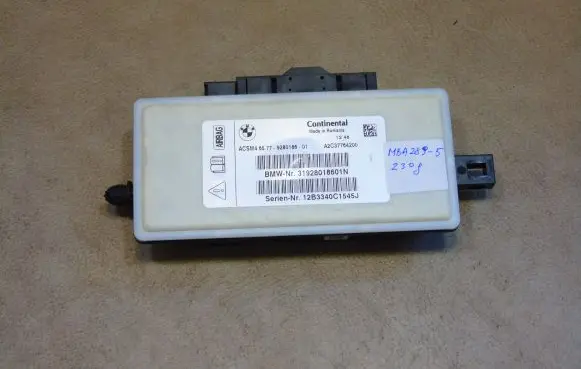 BMW 7 F01 F02 F03 F04 Airbag control unit/module 9280186