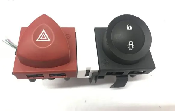 Renault Megane II Hazard light switch 8200095493 82000107808