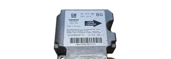 Opel Zafira A Airbag control unit/module 09229303BG 330518650