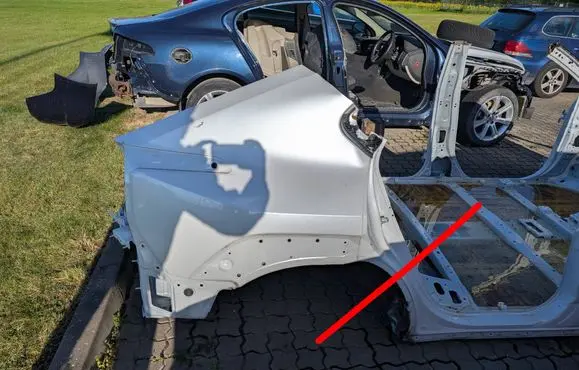 Toyota bZ4X Rear quarter panel 