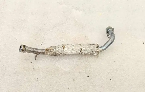 Audi A6 S6 C6 4F Turbo turbocharger oiling pipe/hose 059145735N