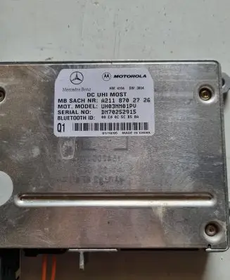 Mercedes-Benz CLS C219 Bluetooth control unit module A2118702726 DH70252915