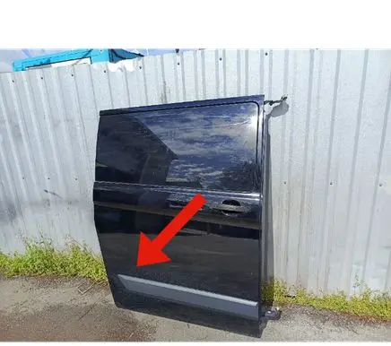 Ford Transit Custom Sliding door trim (molding) BK2129076BBW BK2129076ABW