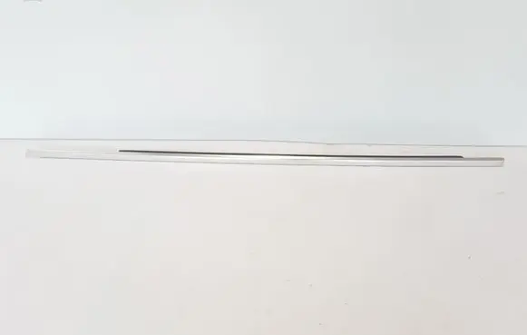 Front door glass trim molding