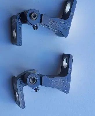 Front door hinge set