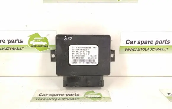 Mercedes-Benz B W246 W242 Hand brake control module 2469003014 2469017905