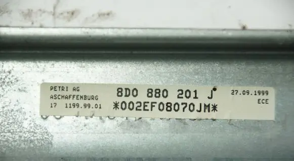 Audi A4 S4 B5 8D Passenger airbag 8D0880201J
