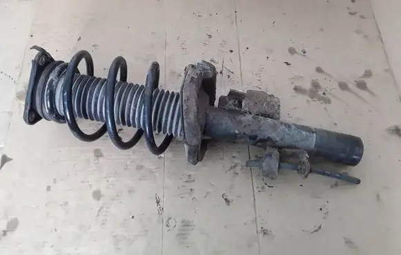Ford Focus C-MAX Front shock absorber with coil spring AV6118K001AAE