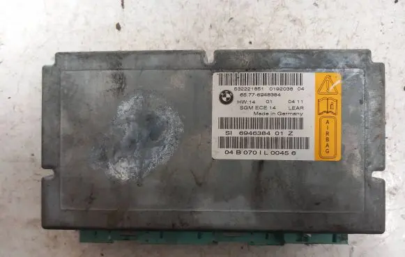 BMW 5 E60 E61 Airbag control unit/module 6946384 04B070TL00456
