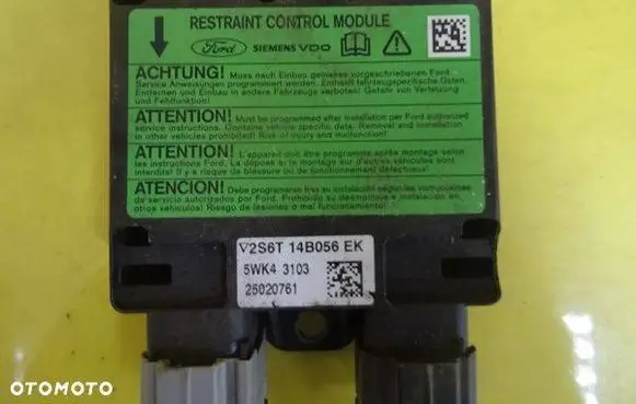 Ford Fiesta Airbag control unit/module 2S6T14B056EK 5WK43103
