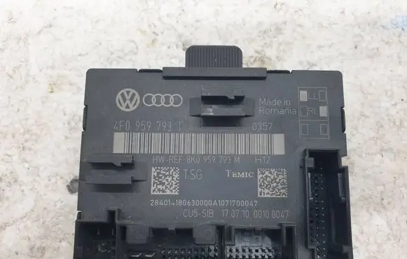 Audi A6 S6 C6 4F Door control unit/module 4F0959793T