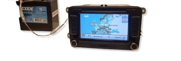 Volkswagen Golf Plus Radio/CD/DVD/GPS head unit 1T0035680B A2C53330295 000532850