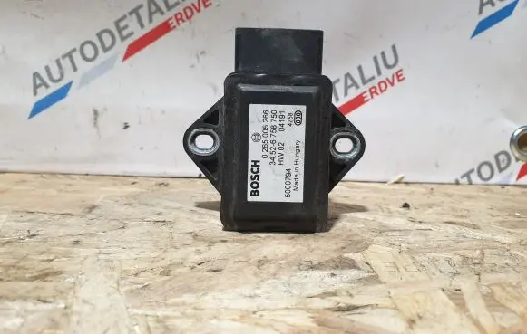 BMW 6 E63 E64 ESP acceleration yaw rate sensor 6758750 0265005266 6774039