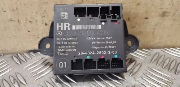 Mercedes-Benz E W212 Door control unit/module A2129004206 A2128209026 A2129020003