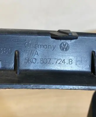Volkswagen Golf VI Front bumper mounting bracket 5k0807724b