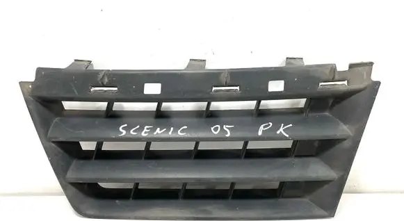 Renault Scenic II - Grand scenic II Front bumper upper radiator grill 8200140329