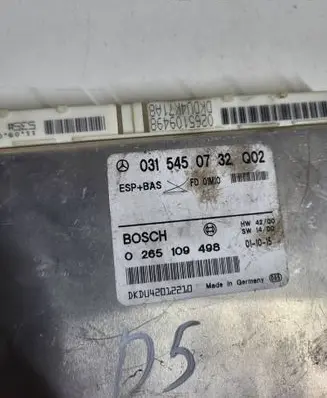 Mercedes-Benz E W211 ESP (stability system) control unit 0315450732 0265109498 DKDN42012210