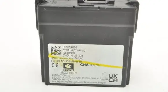 Isuzu D-Max Other control units/modules 8978286150