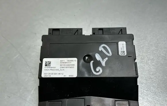 BMW 3 G20 G21 Air conditioning/heating control unit 5A80BA301 901550490086 23B018PP9630