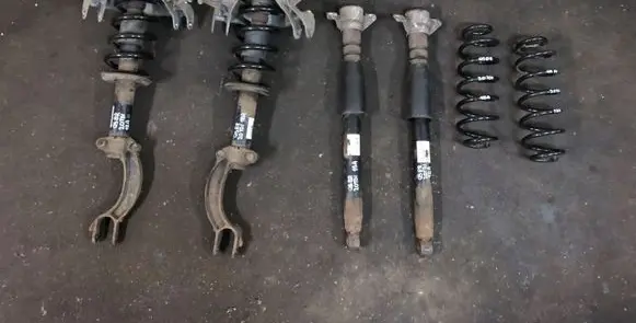 Audi Q5 SQ5 Rear shock absorber with coil spring 8R0035E8R0031F