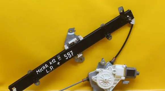 Front door window regulator with motor