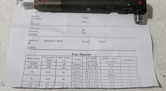 Mercedes-Benz Sprinter W906 Fuel injector A6510700587