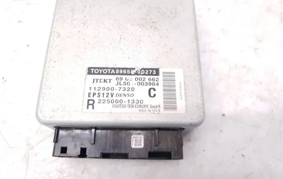 Toyota Yaris Power steering control unit/module 896500D273 2250001330 6900002662