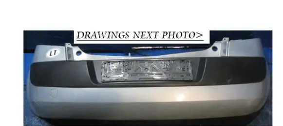 Renault Megane II Rear bumper 8200142401