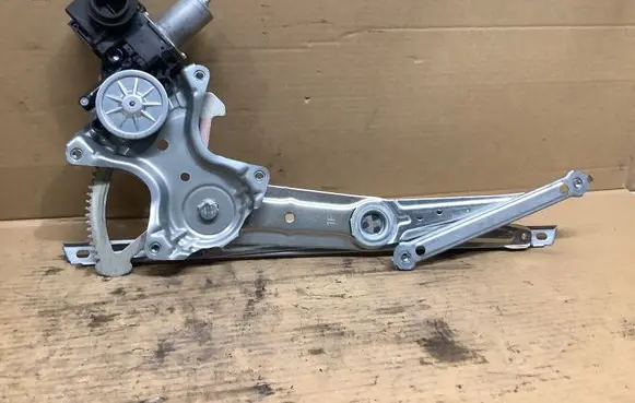 Front door window regulator with motor