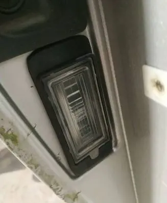 Number plate light