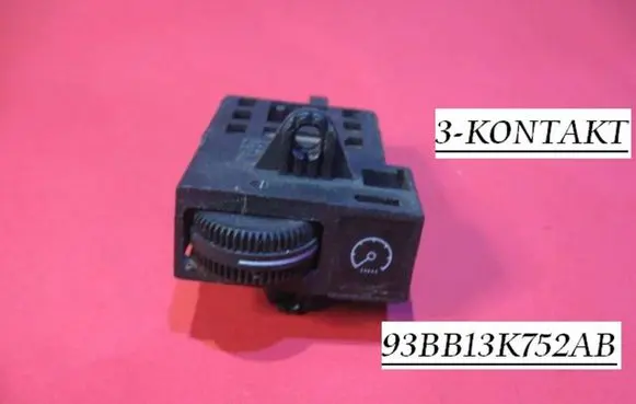 Panel lighting control switch