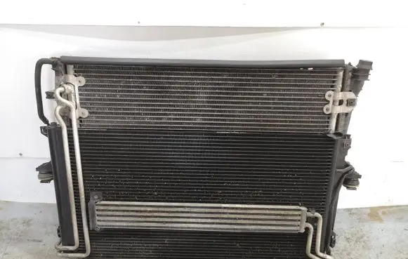 Volkswagen Touareg I Radiator set 97070 7L0121253 0000878