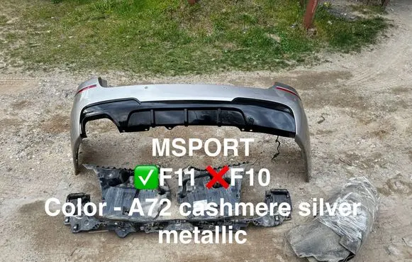 BMW 5 F10 F11 Rear bumper 51127207111 7207111 7207112