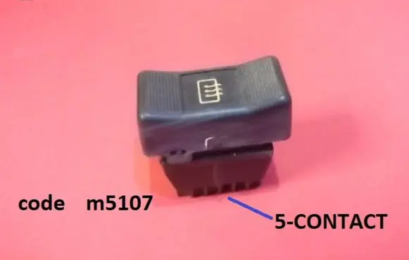Renault 21 Windscreen/window heater switch M5107