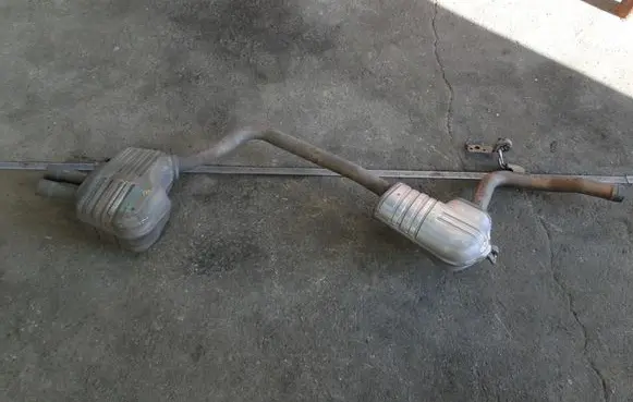 Audi A4 S4 B9 Rear muffler/silencer tail pipe 