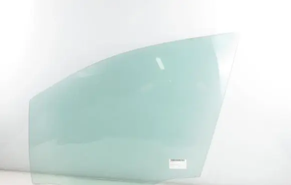Peugeot 208 I Front door window glass four-door 