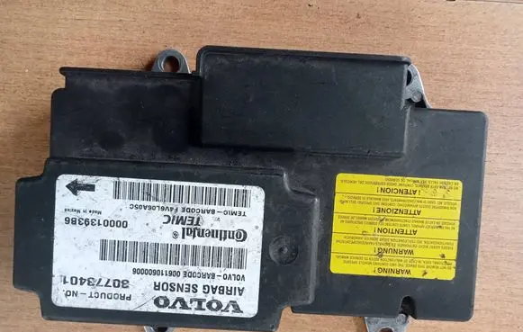 Volvo S40 Airbag control unit/module 30773401 00001393B6 006110600006
