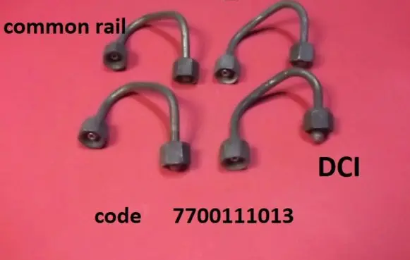 Renault Trafic I Fuel injector supply line/pipe 7700111013