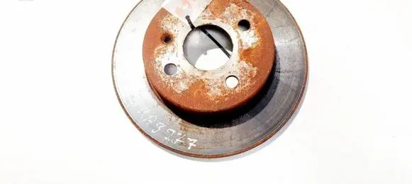 Opel Astra G Rear brake disc neventiliuojamas