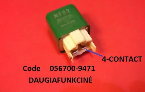 Mazda 626 Other relay 0567009471