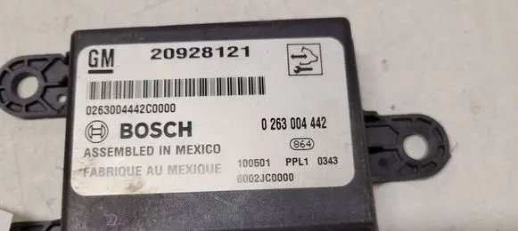 Opel Insignia A Parking PDC control unit/module 20928121 0263004442