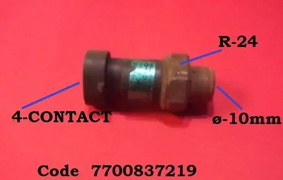 Renault Scenic I Air conditioning (A/C) pressure sensor 7700837219 7700424025