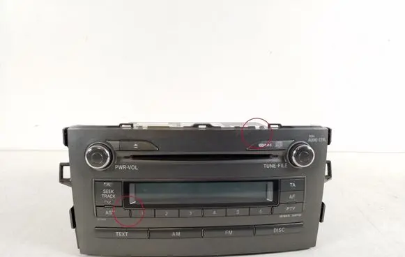 Toyota Auris 150 Radio/CD/DVD/GPS head unit 86120-02520