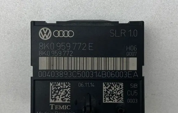 Audi A7 S7 4G Seat control module 8K0959772E 8K0959772