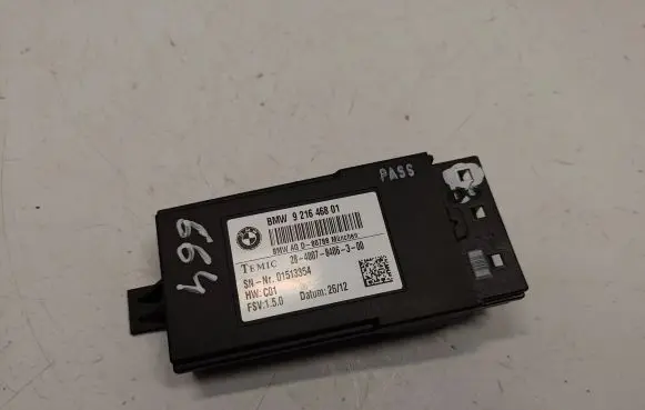 BMW X3 F25 Seat control module 9216468 61359216468 61357490465