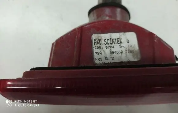 Peugeot 407 Tailgate rear/tail lights 9646507380